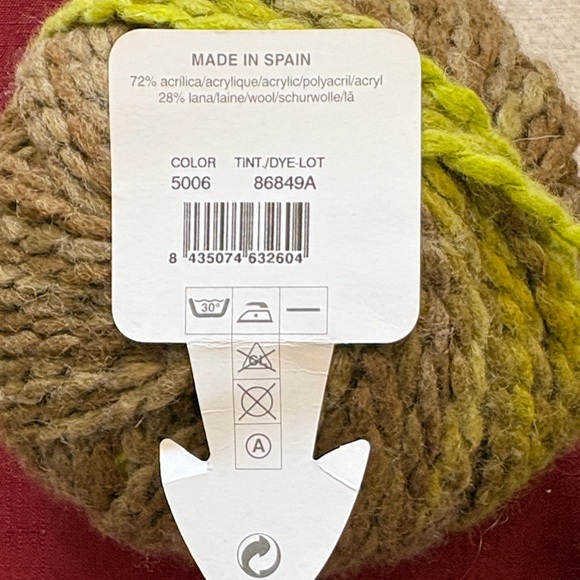 Multicolor Yarn Bundle- Pink, Green, and Brown - Picture 4 of 4